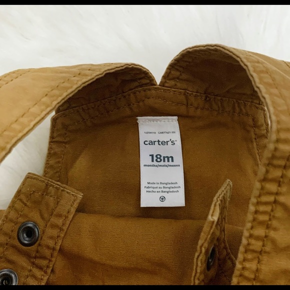 Carter’s 18 month old 2 piece set. (Overalls and flannel). New with tags! - Picture 6 of 9